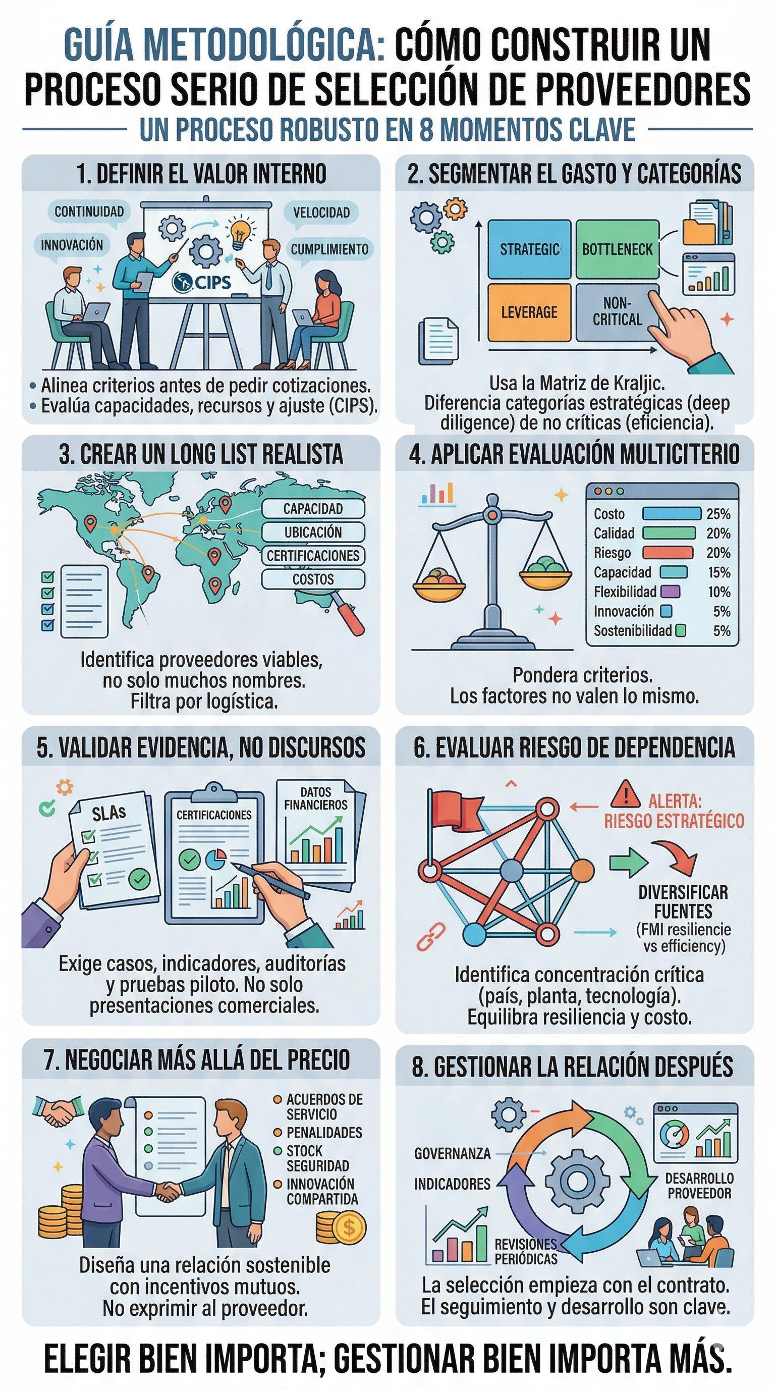 proceso para elegir un proveedor